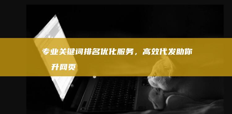 专业关键词排名优化服务，高效代发助你提升网页排名